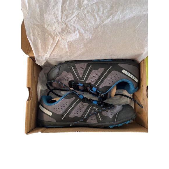 Xero Shoes Mesa Trail Size 8.5 Women’s Dark Gray Sapphire MTW-DGS EUC Box - Picture 4 of 15